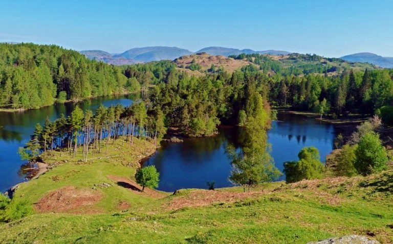 Tarn Hows is a stunning lake with great views